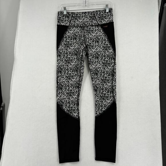 Tommie Copper Fit Leggings Compression Black Gray Print Women's Size M - Picture 5 of 9